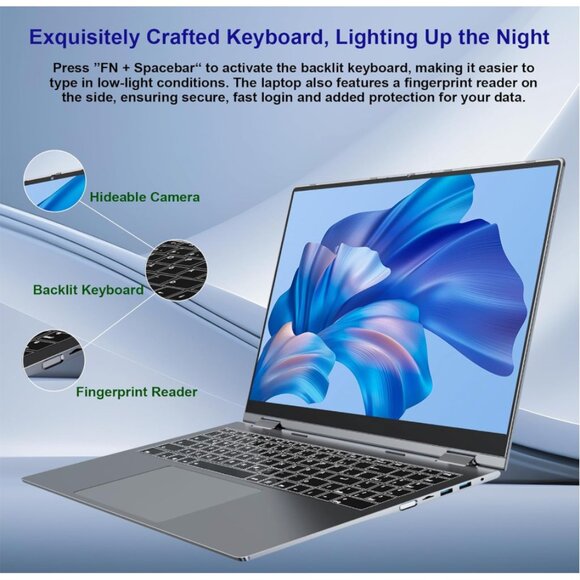 Brand New 16” Laptop · Touchscreen · 16GB/640GB · 2-in-1 Convertible - Picture 5 of 10